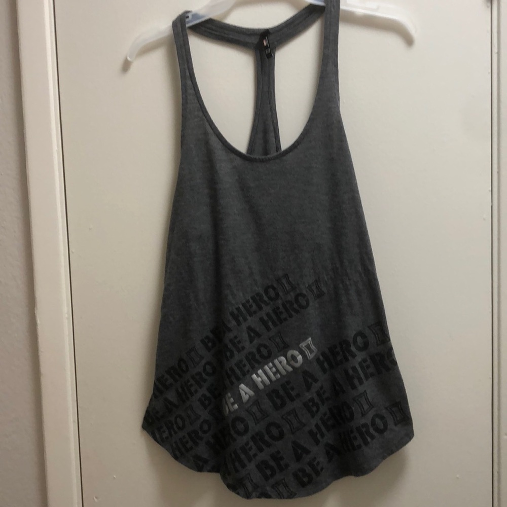 “Be a hero” marvel tank